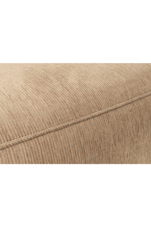 Brown Ribcord Sectional Sofa | Zuiver Fat Freddy | OROA.com