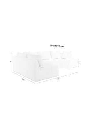 Modern Left Modular Sofa | Zuiver Prosper | OROA.com