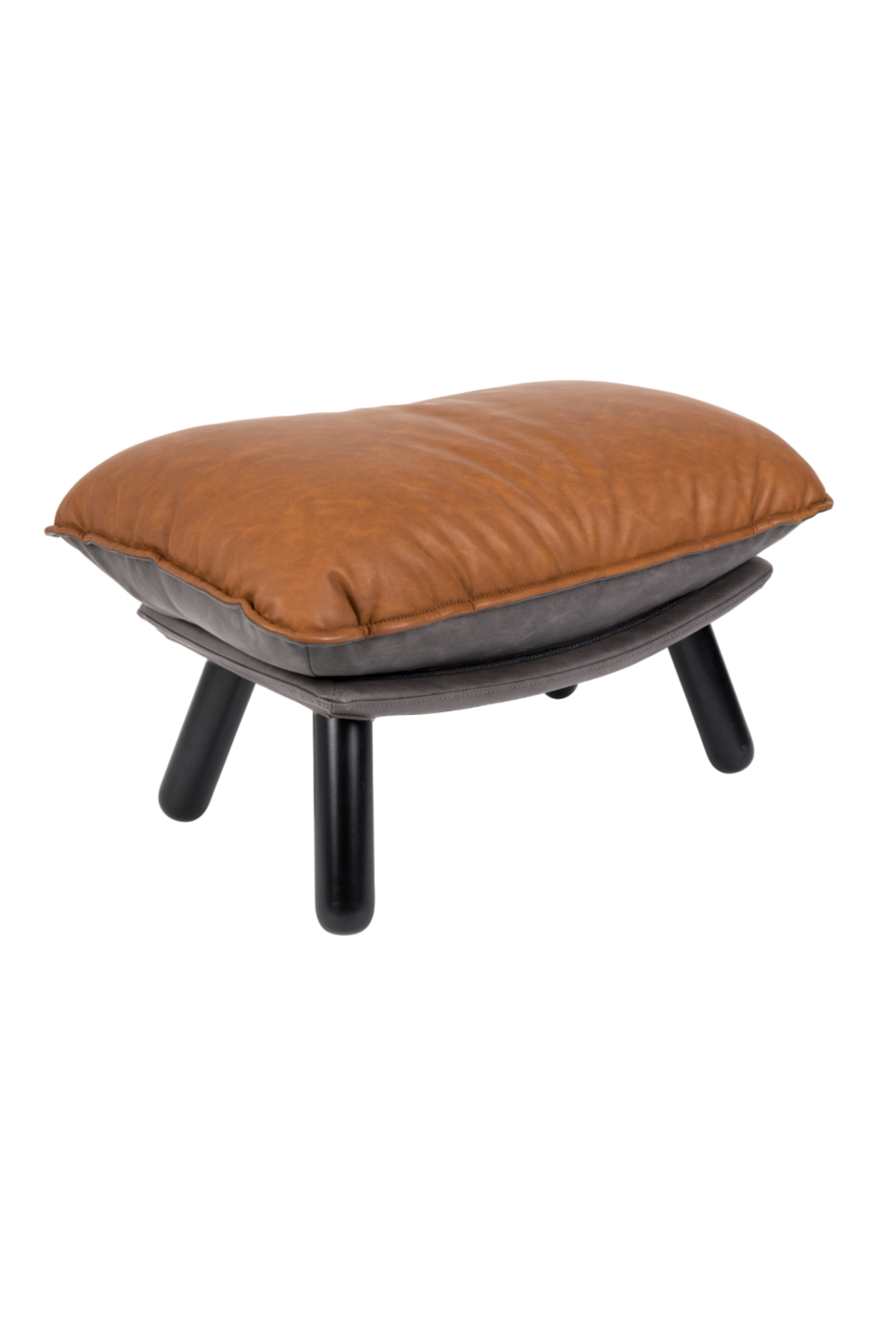 Wooden Leg Padded Footstool | Zuiver Lazy Sack | Oroa.com