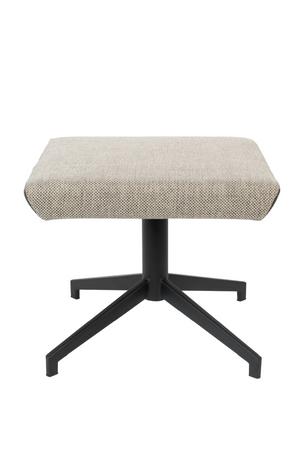 Light Gray Upholstered Ottoman | Zuiver Uncle Jesse | OROA.com