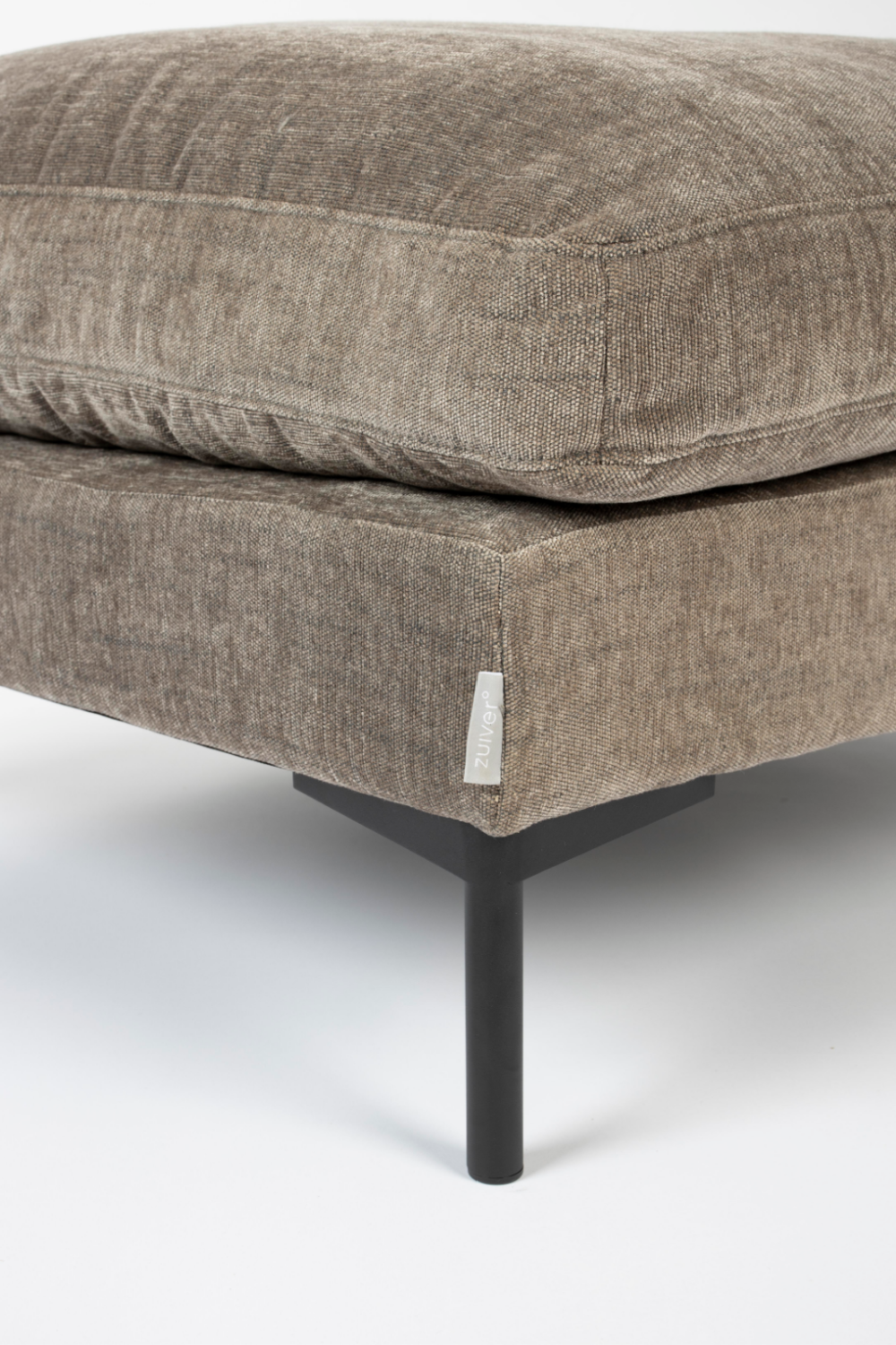 Minimalist Upholstered Hocker | Zuiver Summer | OROA.com