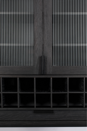 Black Oak Wine Cabinet | Zuiver Travis | OROA.com