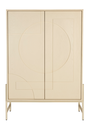 Beige Oak Modern Cabinet | Zuiver Faces | OROA.com