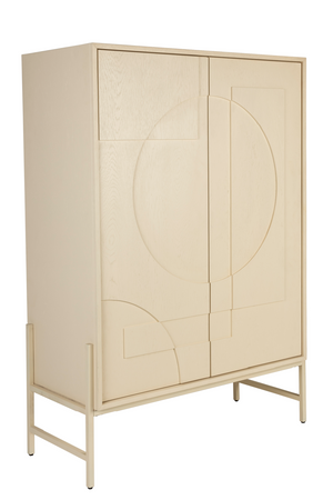 Beige Oak Modern Cabinet | Zuiver Faces | OROA.com