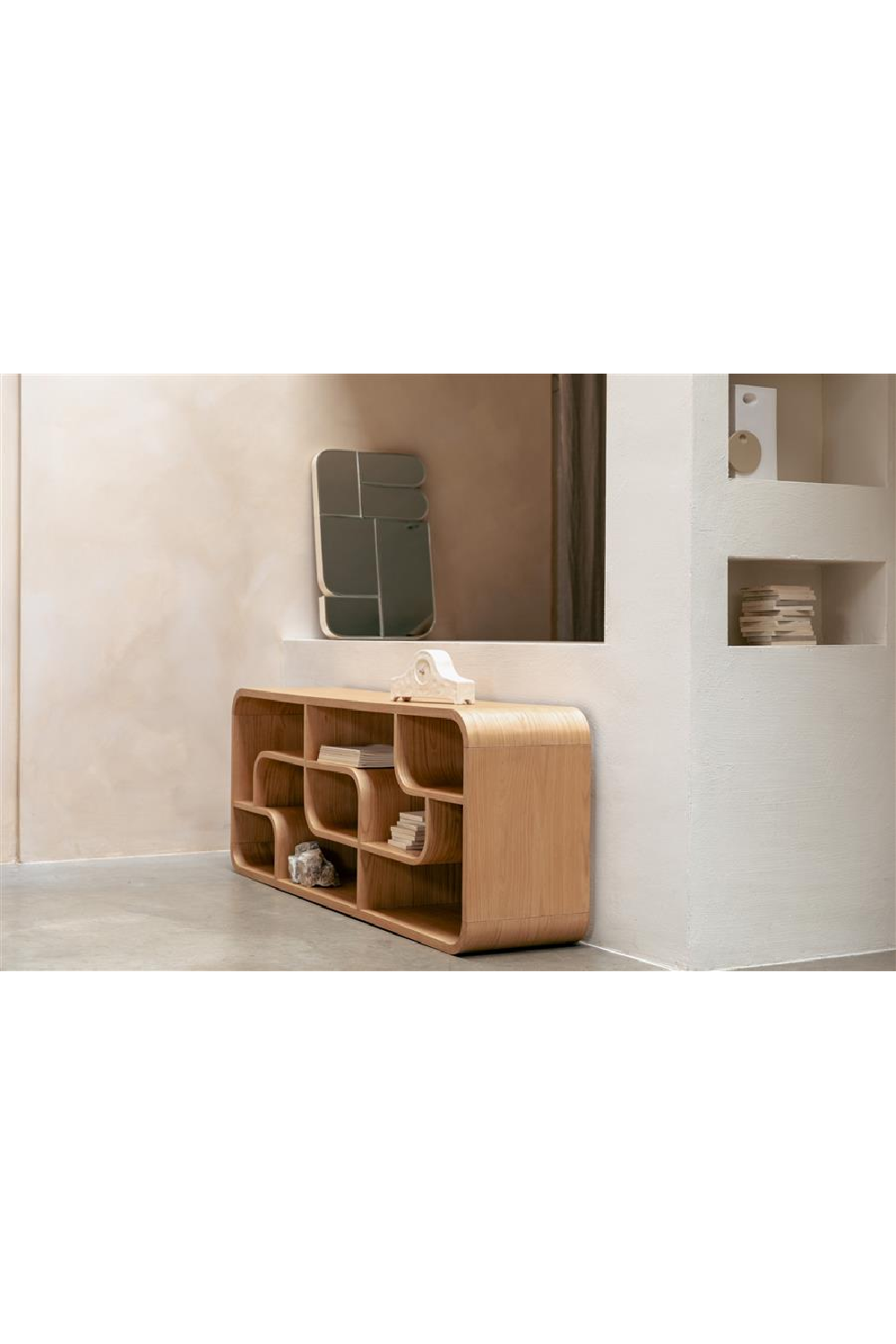 Modern Wooden Shelf Cabinet | Zuiver Seven | OROA.com