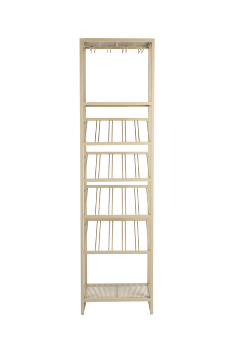 Beige Metal Wine Shelf S | Zuiver Cantor | OROA.com