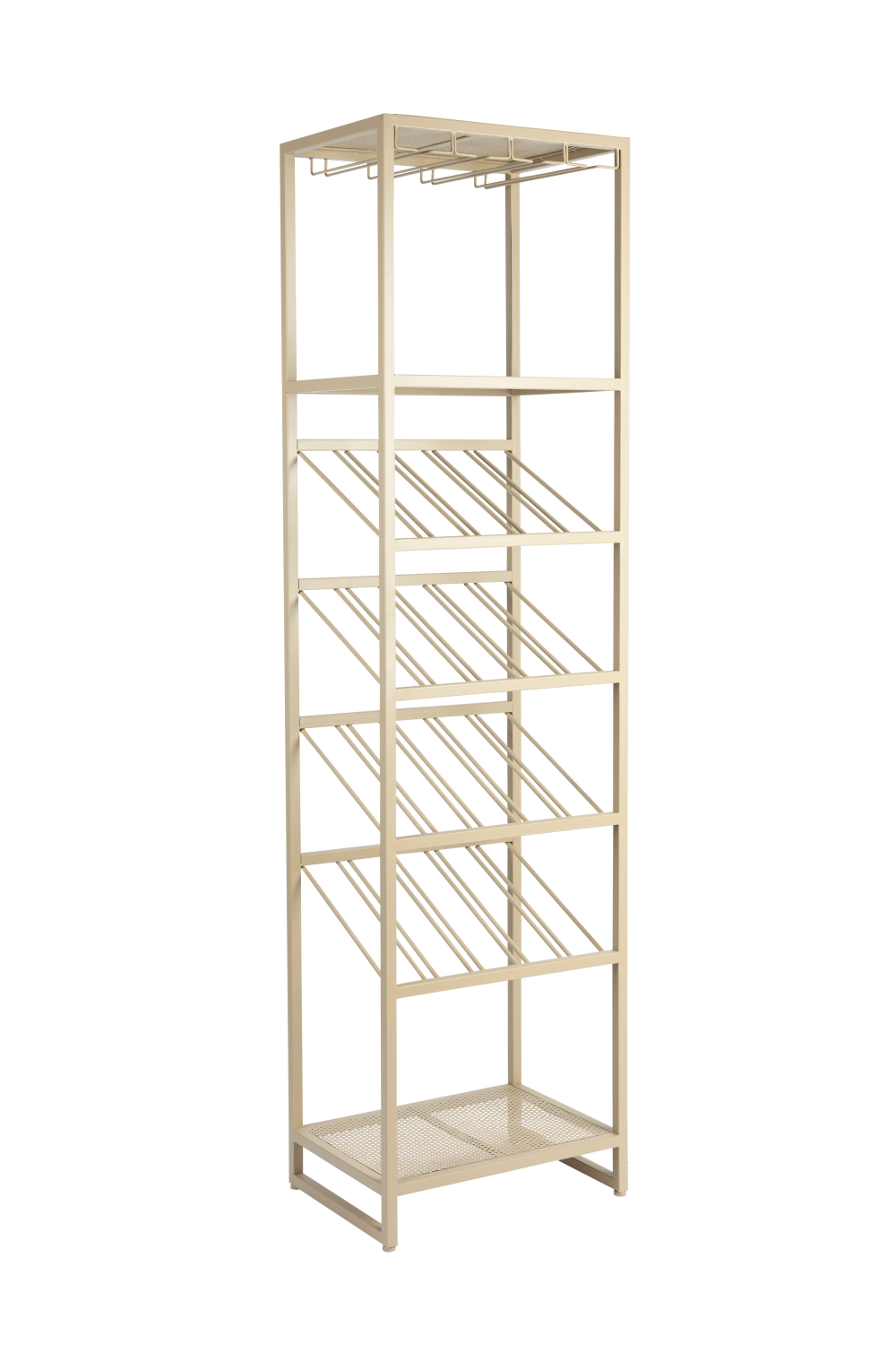 Beige Metal Wine Shelf S | Zuiver Cantor | OROA.com