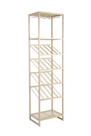 Beige Metal Wine Shelf S | Zuiver Cantor | OROA.com