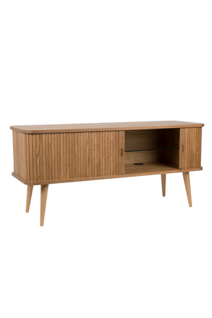 Tambour Sliding Doors Sideboard | Zuiver Barbier | Oroa.com
