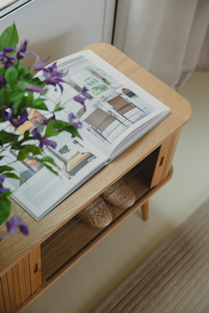 Tambour Sliding Doors Sideboard | Zuiver Barbier | Oroa.com
