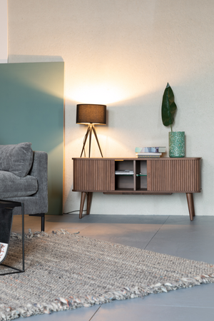 Tambour Sliding Doors Sideboard | Zuiver Barbier | Oroa.com