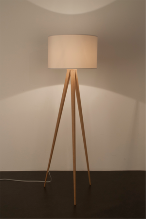 Wooden Leg Floor Lamp | Zuiver Tripod | Oroa.com