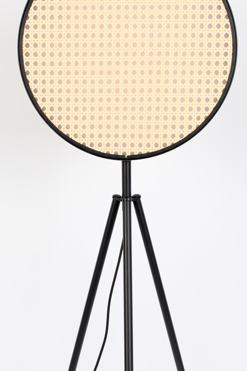 Round Rattan Tripod Floor Lamp | Zuiver Sien | OROA.com