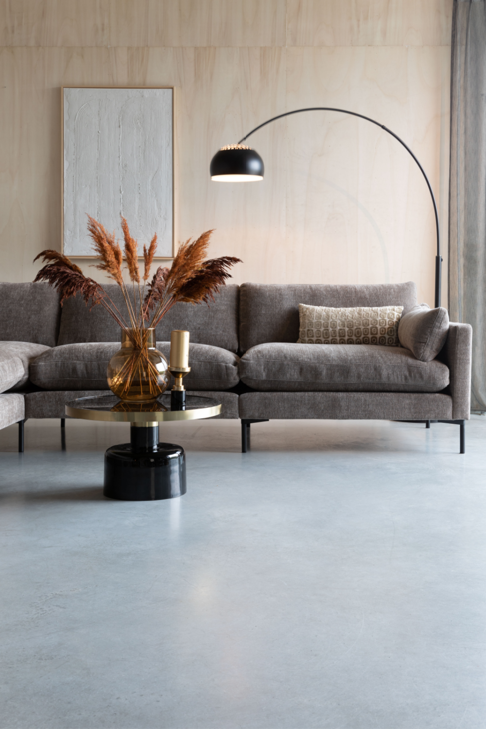 Adjustable Arched Floor Lamp | Zuiver Metal Bow | Oroa.com