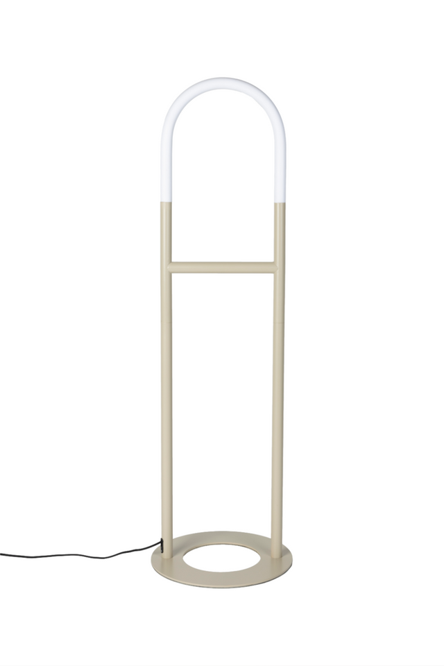 Sculptural Beige Floor Lamp | Zuiver Arch | OROA.com