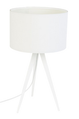 White Metal Table Lamps (2) | Zuiver Tripod | OROA.com