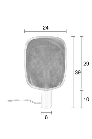 Copper Mesh Table Lamp S | Mai Zuiver | OROA.com