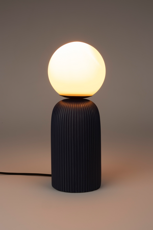 Blue Fluted Ceramic Table Lamp S | Zuiver Dash | OROA.com