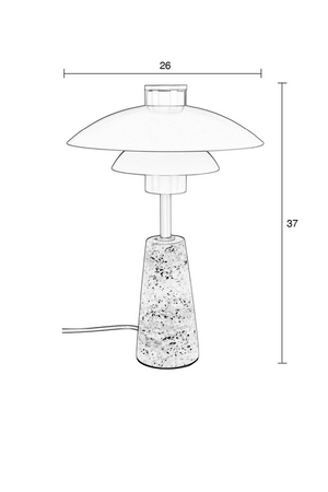 Beige Metal Table Lamp | Zuiver Cole | OROA.com