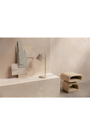 Beige Metal Table Lamp | Zuiver Buckle Head | OROA.com