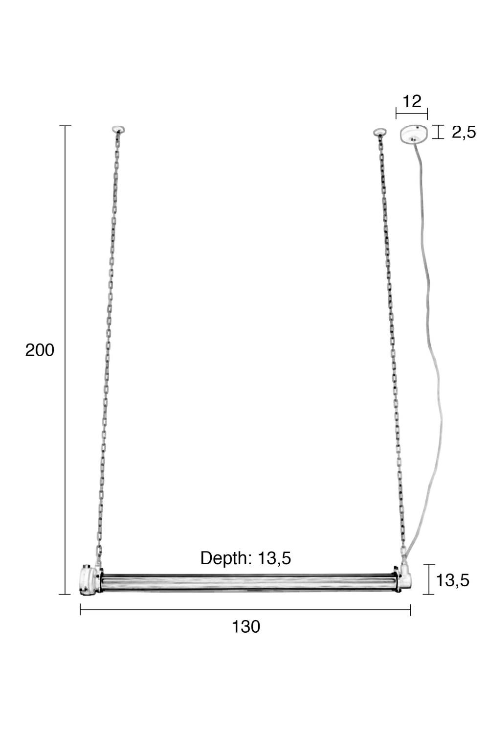 Black Industrial Pendant Lamp XL | Zuiver Prime | OROA TRADE