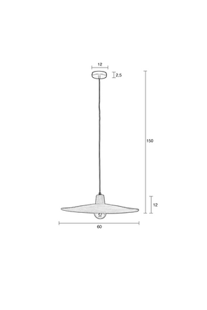 Beige Rattan Pendant Lamp | Zuiver Balance | OROA.com