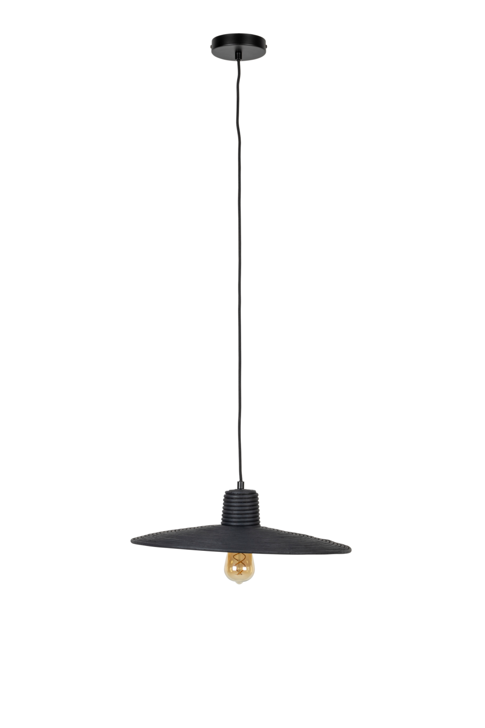 Black Rattan Pendant Lamp | Zuiver Balance | OROA.com