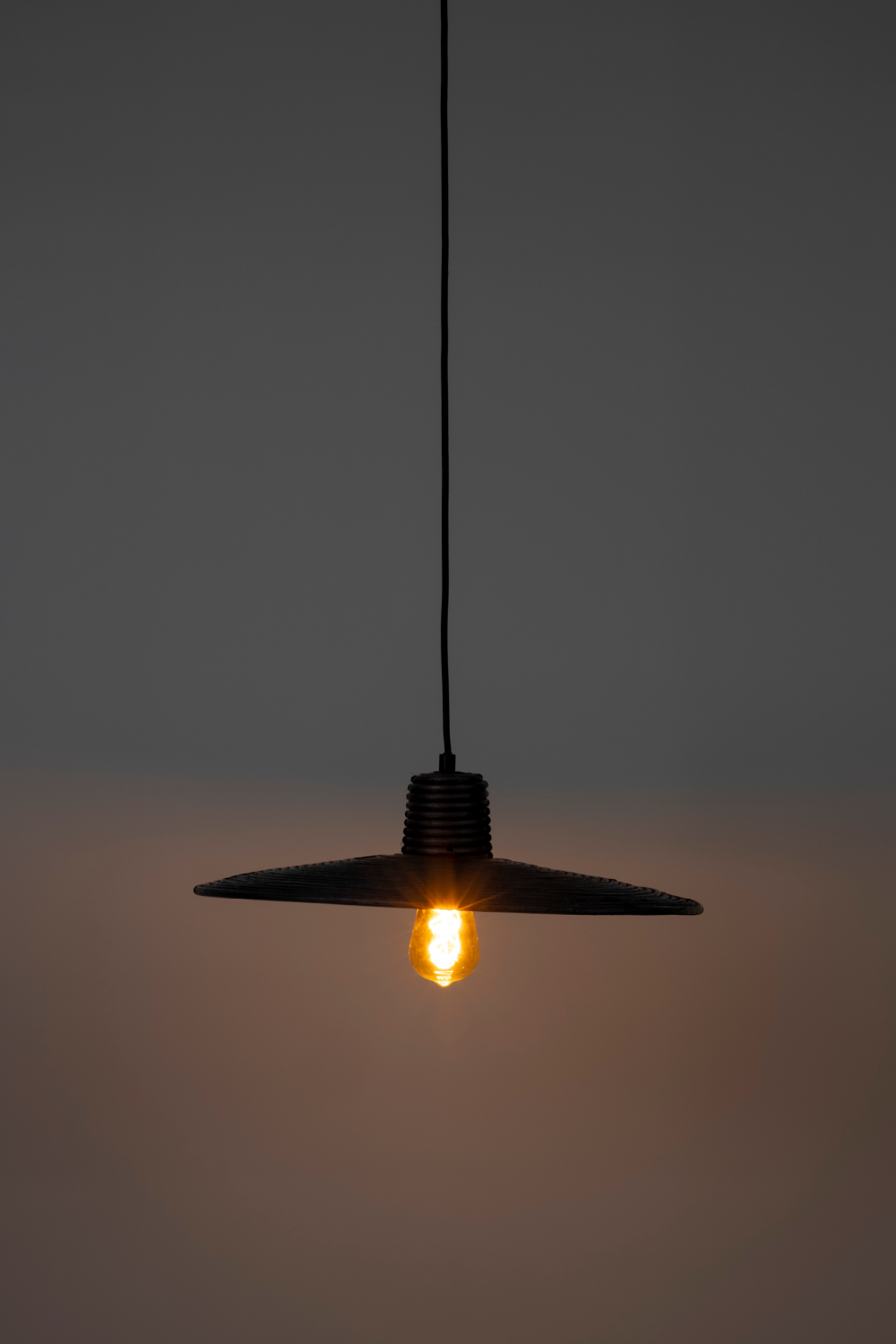 Black Rattan Pendant Lamp | Zuiver Balance | OROA.com