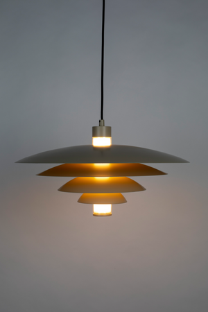 Beige Metal Pendant Lamp | Zuiver Cole | OROA.com
