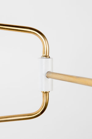 White Swing Arm Wall Lamp | Zuiver Shady | OROA.com