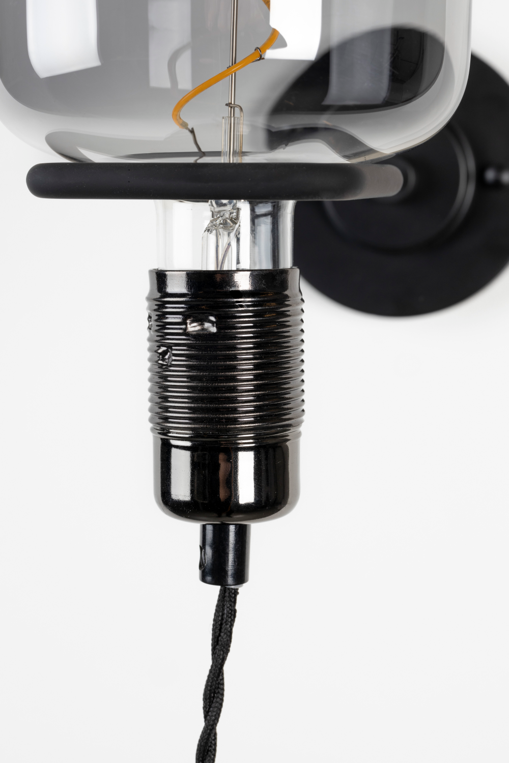 Clear Glass Industrial Wall Lamp | Zuiver Hazy | OROA.com