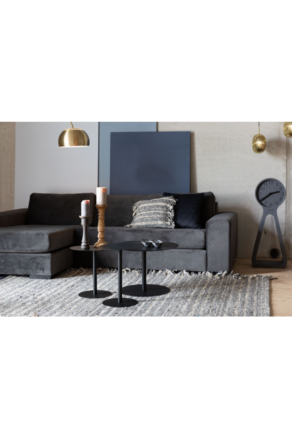 Handwoven Woolen Strands Carpet 5' x 8' | Zuiver Frills | Oroa.com