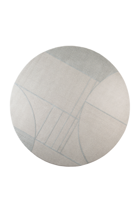 Round Modern Carpet 7' | Zuiver Bliss | OROA.com