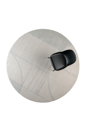 Round Modern Carpet 7' | Zuiver Bliss | OROA.com