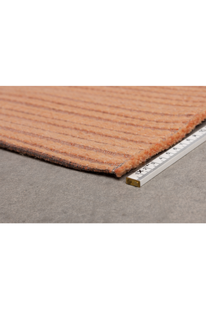 Orange Wool Carpet | Zuiver Waves | OROA.com