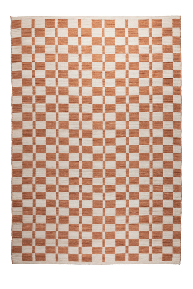 Handwoven Patterned Rug 5' x 7'5" | Zuiver Checker | OROA.com
