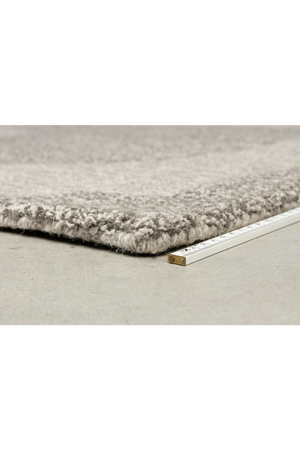 Gray Wool Patterned Rug 5' x 7'5" | Zuiver Frantic | OROA.com