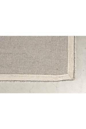 Gray Wool Patterned Rug 5' x 7'5" | Zuiver Frantic | OROA.com