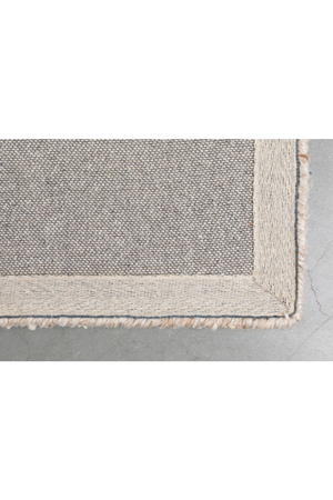 Beige Wool Patterned Carpet | Zuiver Hills | OROA.com