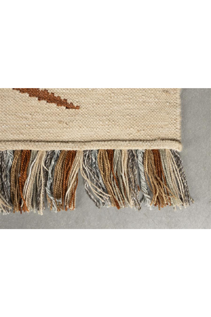 Hand-woven Fringed Carpet 5' x 8' | Zuiver Saigon | OROA.com