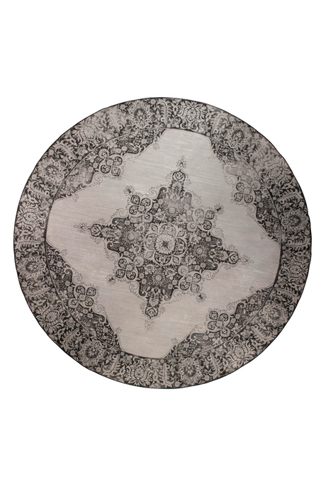 Round Vintage Outdoor Rug | Zuiver Coventry | OROA.com