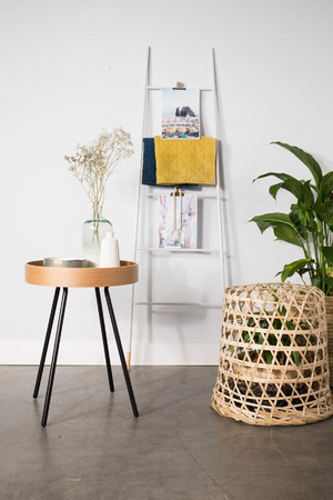 White Wooden Magazine Rack | Zuiver Ladder | OROA.com