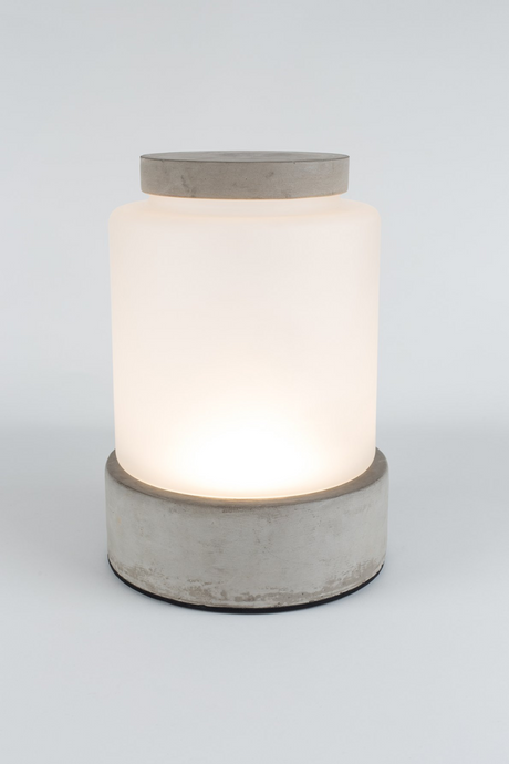 Frosted Glass Vase LED Lamp (L) | Zuiver Reina | OROA.com
