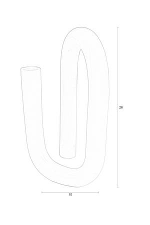 Aluminum Modern Candle Holder L | Zuiver Tubo | OROA.com