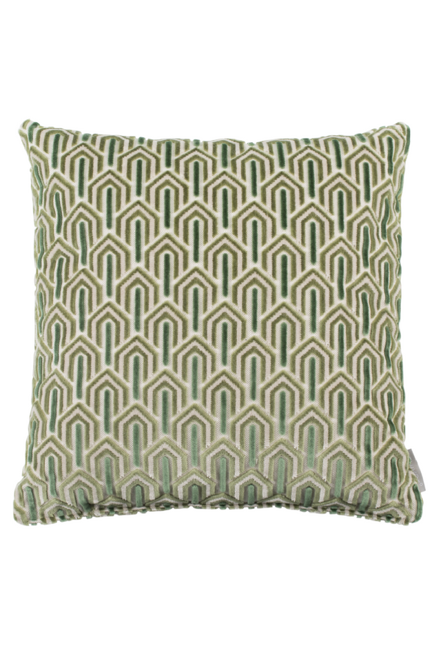 Green Geometric Throw Pillows (2) | Zuiver Beverly | OROA.com
