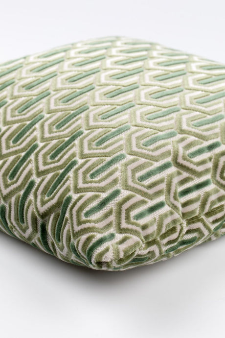 Green Geometric Throw Pillows (2) | Zuiver Beverly | OROA.com