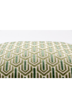 Green Geometric Throw Pillows (2) | Zuiver Beverly | OROA.com