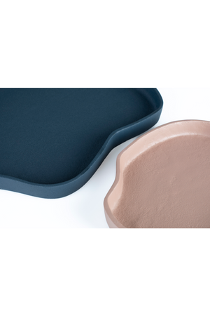 Organic-Shaped Matte Trays (2) | Zuiver Revolt | OROA.com