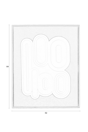 Gypsum Modern Wall Art | Zuiver August | OROA.com