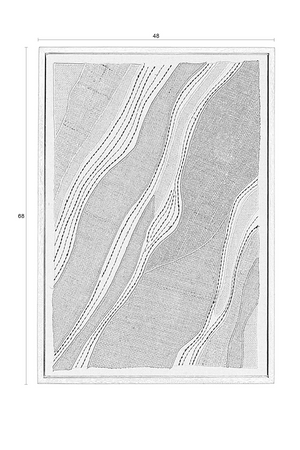 Multi-colored Abstract Wall Art | Zuiver Move | OROA.com